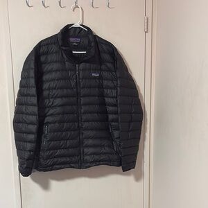 Patagonia Black Puffer Jacket with Quilted Insulation